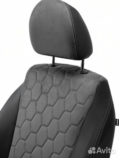 Авточехлы из экокожи Лада Веста