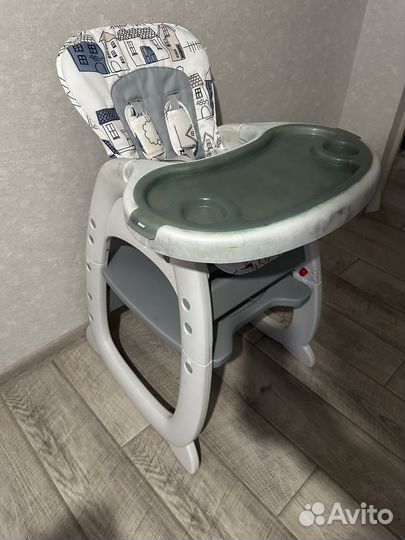 Стульчик для кормления babyton 2 в 1 трансформер