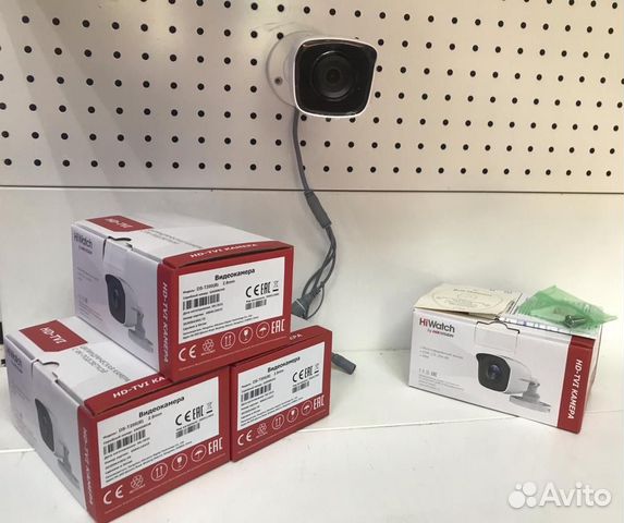 Комплект видеонаблюдения HD-TVI 4 камеры+ббп-80