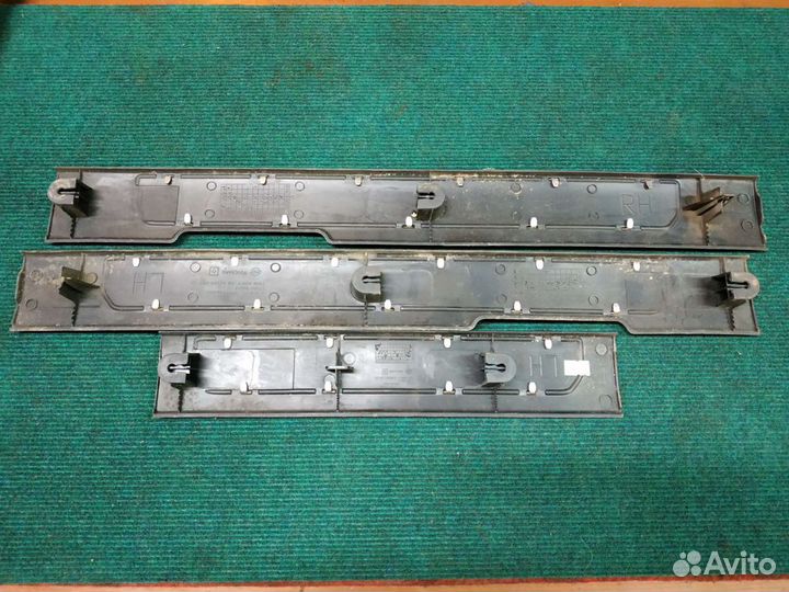 Накладки порогов Ssang Yong Rexton 2