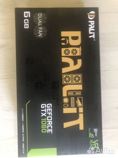 Видеокарта gtx 1060 6gb palit