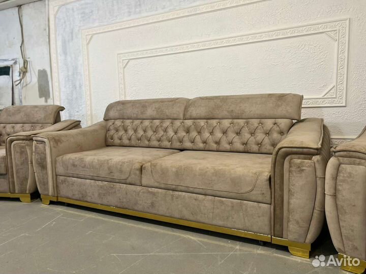 Диван и 2 кресла