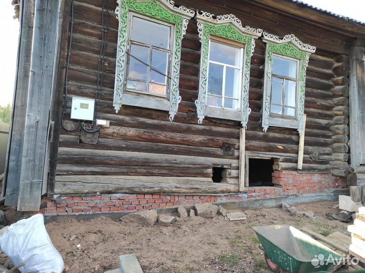 Подъем дома Замена венцов лаг Укрепление фундамент