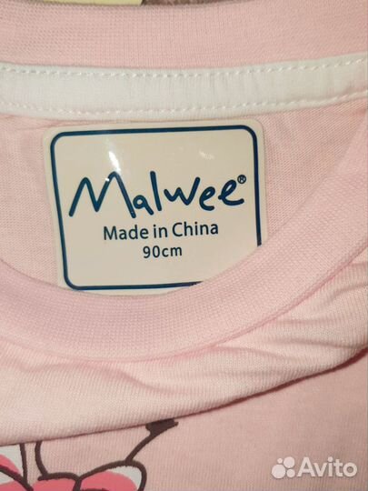 Комплект для девочки футболка и лосины 90, 110