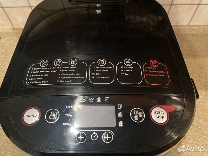 Хлебопечка moulinex pain&delices