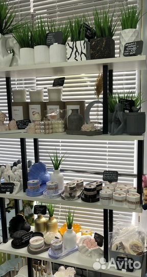 Изделия из скульптурного гипса,свечи