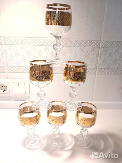 Фужеры богемия чехия