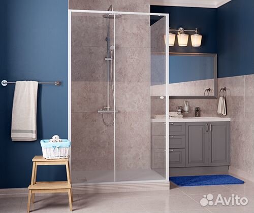 Душевой уголок wasserkraft Rhin 120x100x200 44S10