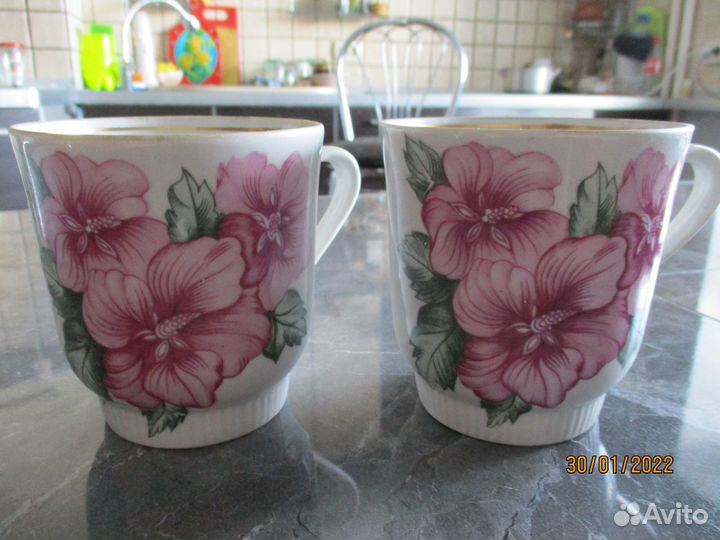 Красивые большие бокалы из СССР