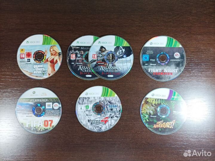 Много игр на Xbox 360