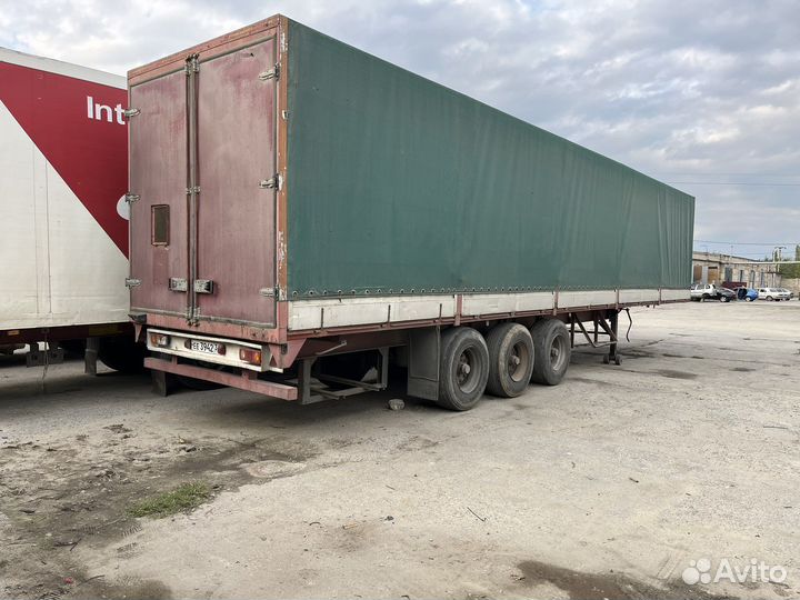 Тент на полуприцеп с воротами, бортами