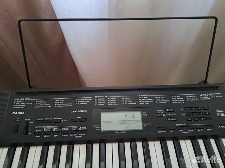 Синтезатор casio ctk3500 с подставкой