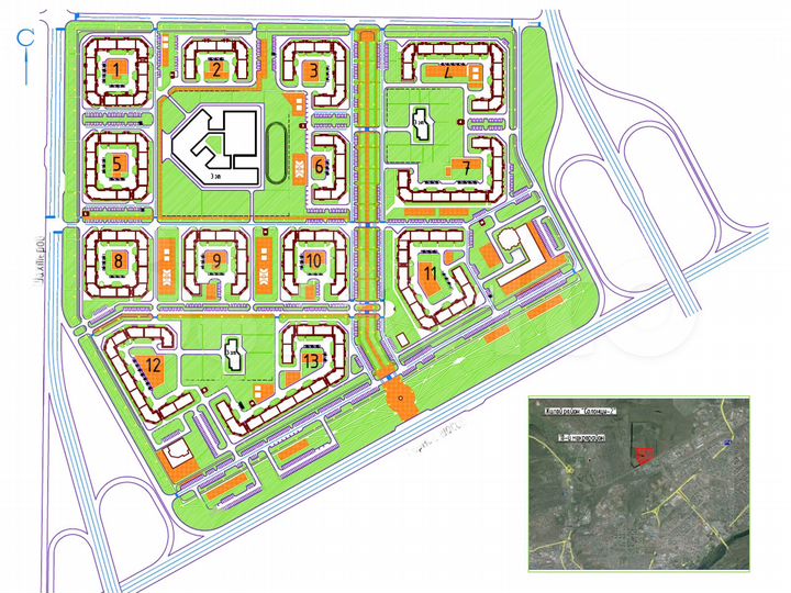 3-к. квартира, 84,1 м², 5/9 эт.