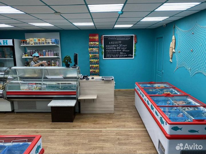 Бизнес с морепродуктами в оживленном районе