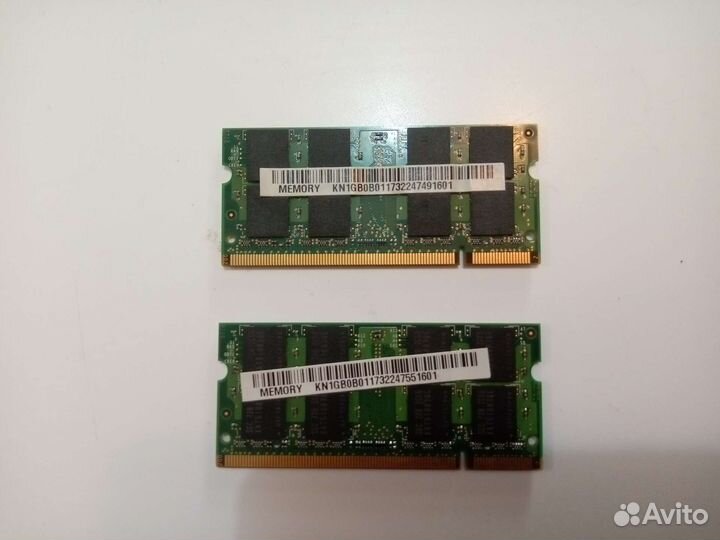 Оперативная память ddr2 для ноутбука 1 гб