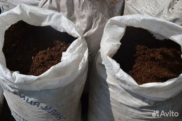 Торф в мешках