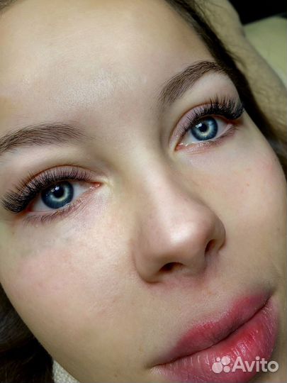 Наращивание ресниц, ламинирование и брови