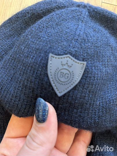 Шапка шлем и варежки зимние