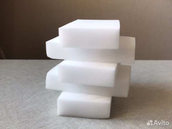 Комплект новых меламиновых губок из 10 штук