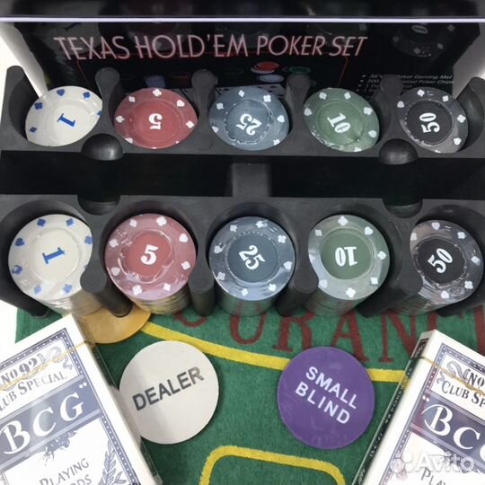 Покер Покерный Набор Новый