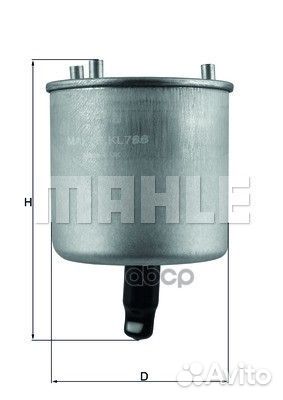 Фильтр топливный KL788 Mahle/Knecht