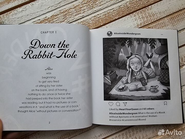 Алиса в стране чудес илл.Bats Langley-с автографом