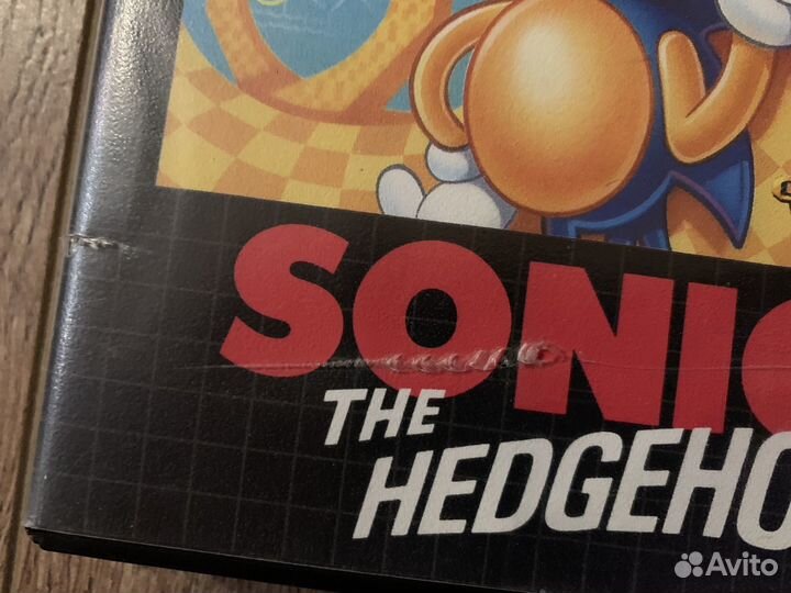 Картридж Sonic The Hedgehog (Лицензия)