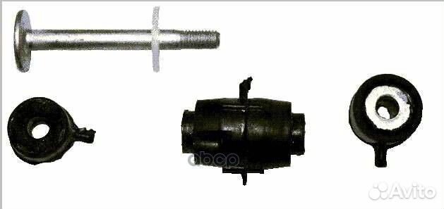 Тяга стабилизатора с гайкой dacia: logan 04, L