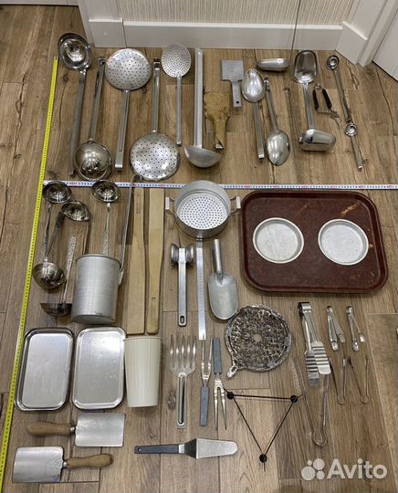 Половник, шумовка, ложка гарнирная СССР