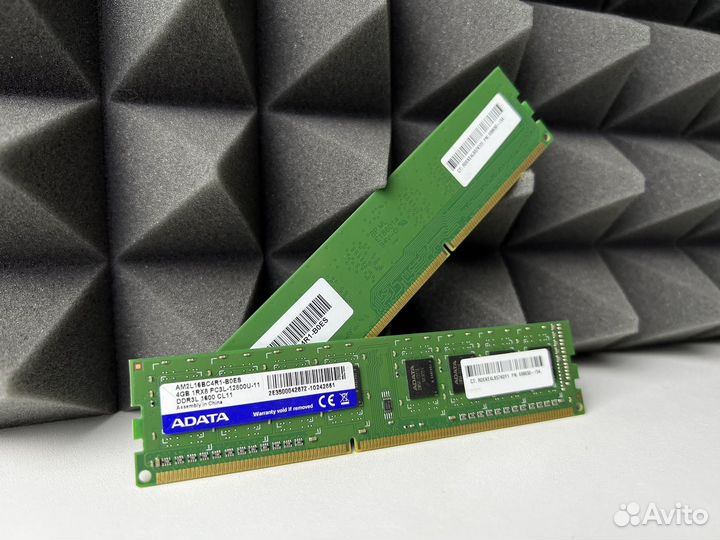 DDR3 8gb (4+4) Оперативная память