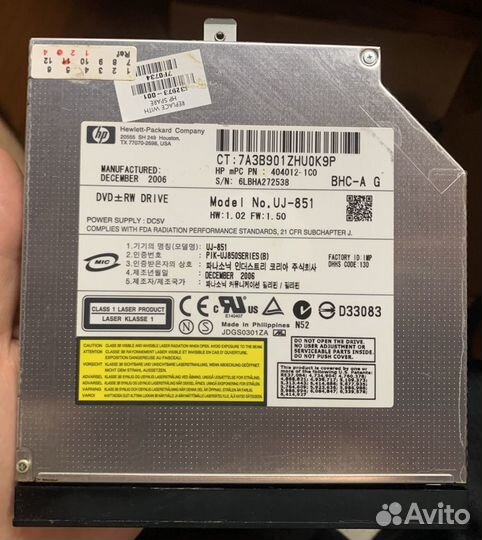 Hp pavilion dv9000 на разбор