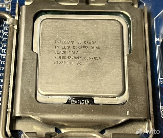 Материнская плата Gigabyte GA-P43-ES3G + Q6600