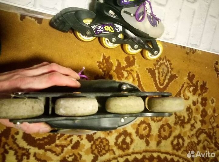 Роликовые коньки детские раздвижные