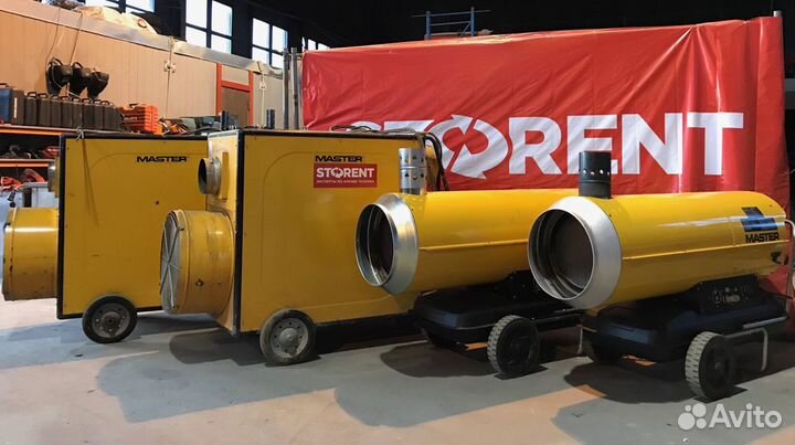 Тепловая пушка, дизельная пушка 10-134кВт, Аренда