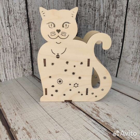 Карандашница кот