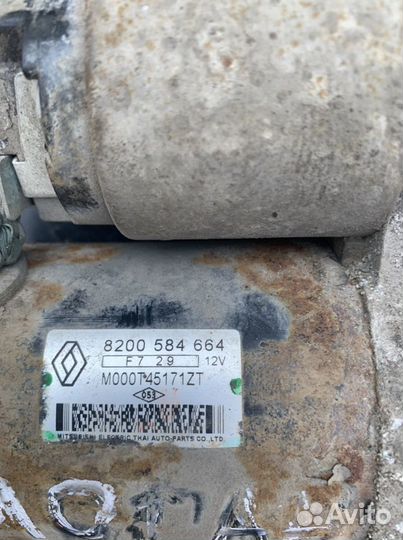 Стартер Рено Логан 1(1.6) /renault logan