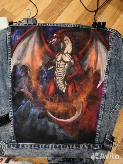 Кастом одежды, рисунки/роспись на одежде