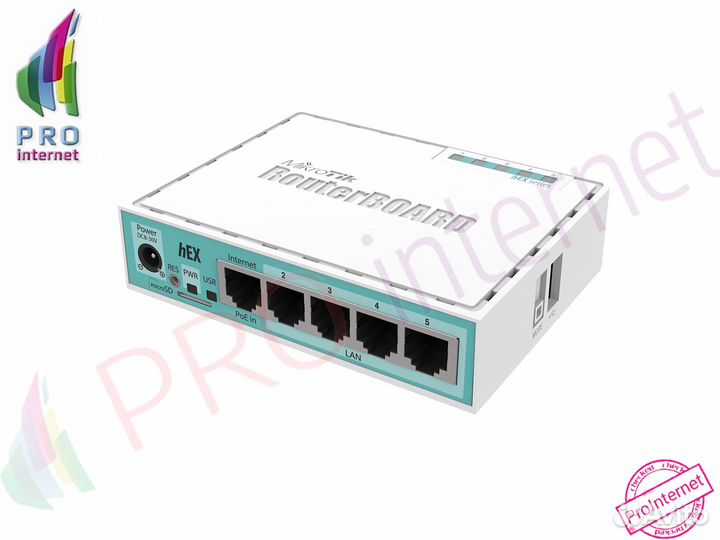 Маршрутизатор MikroTik hEX RB750Gr3