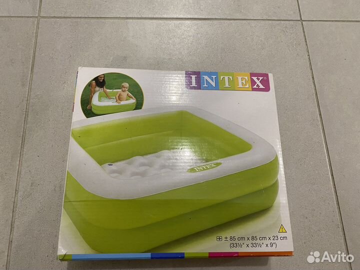 Бассейн детский надувной intex