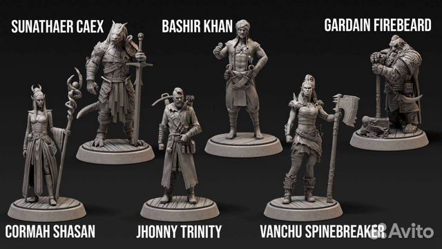 Фигурки DND герои таверны