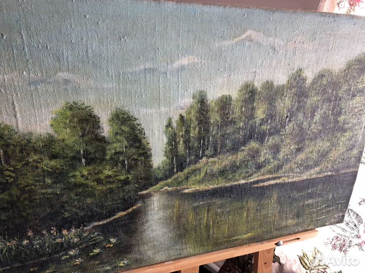 Картина полотно холст винтаж