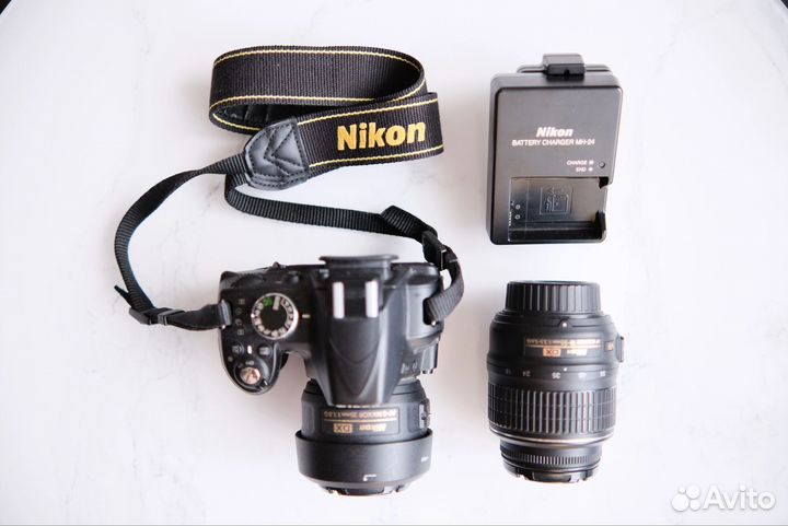 Фотоаппарат Nikon d3100 и 2 объектива (35mm + kit)