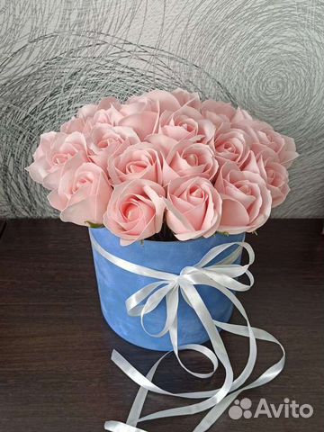 Букет из мыльных роз