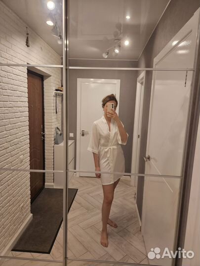 Халат свадебный с надписью bride