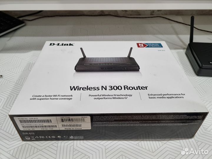 Wi-Fi роутер D-Link DIR-615/K2