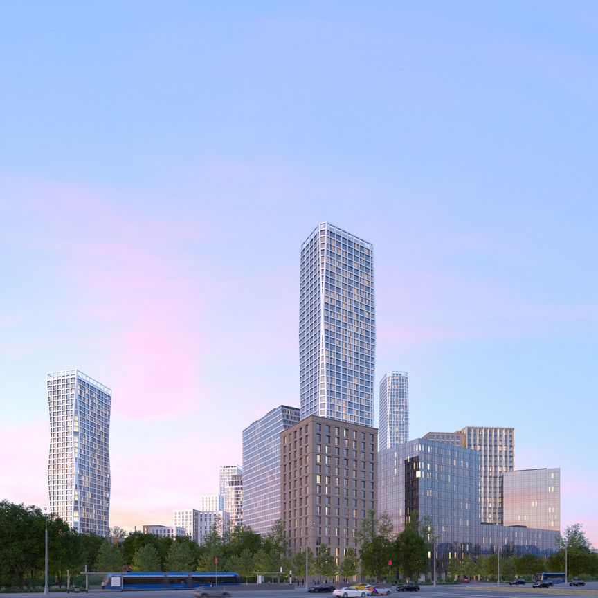 1-к. квартира, 53,8 м², 18/28 эт.