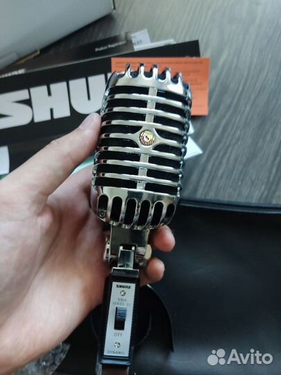 Shure 55sh динамический ретро микрофон. Новый