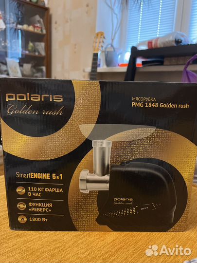 Мясорубка электрическая Polaris golden 5в 1