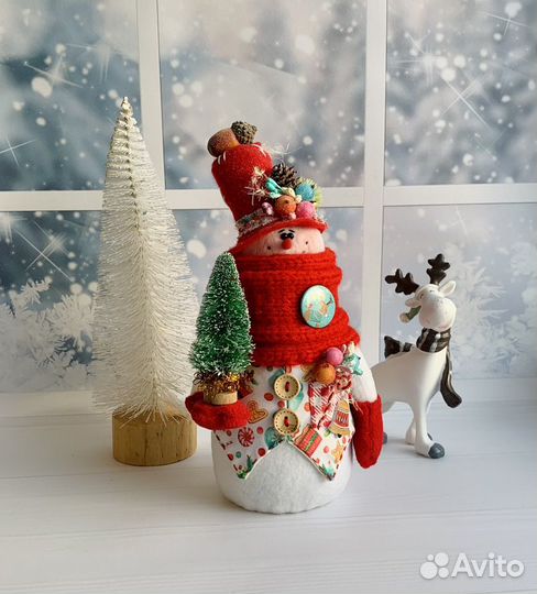Снеговички. Интерьерная игрушка, снеговик
