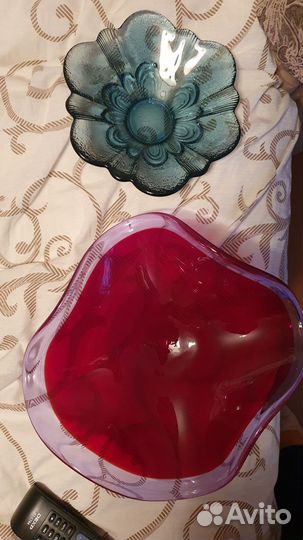 Ваза цветное стекло